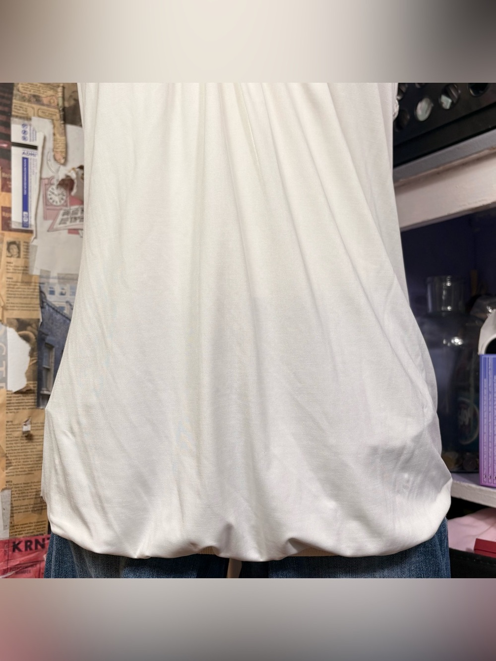 Beaded Ruffle Tank Top - Picture 4 of 7